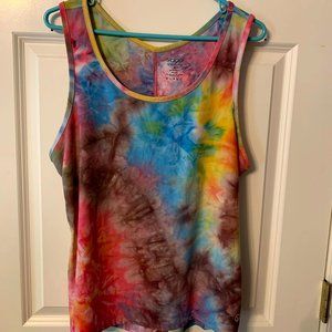 Tie-Dye Workout Tank Top